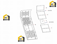 Накладка левой двери 10872468