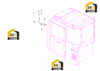 Зеркало заднего вида боковое 60171150