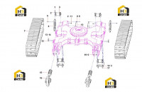 Система гусениц 11050040