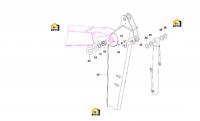 Крепления стрелы и гидроцилиндров (часть 2) SY75C9I4R.3 13312289