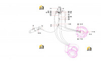 Система гидравлическая поворотной рамы SY75C3I3.2A 13300941