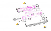 Устройство гусениц SY75C3I3.2A 13300941