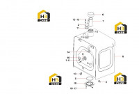 Бак топливный 10249435