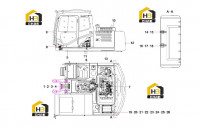Комплектующие поворотной платформы 12931403