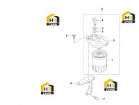 Кронштейн масляного фильтра 60041434