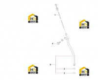 Датчик уровня масла и щуп 60041438