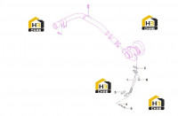 Трубка масляная турбокомпрессора 60041412