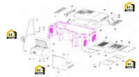 Обвес экскаватора (часть 1) SY210 13356237