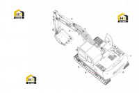 Компоненты основные экскаватора SY135C9 12930082
