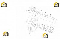 Колесо направляющее A229900010405