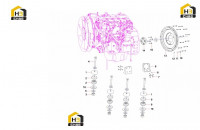 Система демпфирования и передачи SY135C9I 13077998