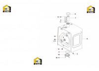 Бак топливный 10249435