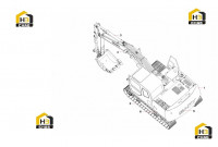 Компоненты основные экскаватора SY135C9 12626410