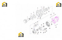 Комплектующие поворотного редуктора 60181550