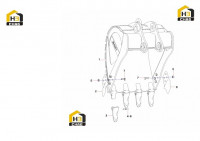 Ковш SY125C6C2K.3.4A 12424302