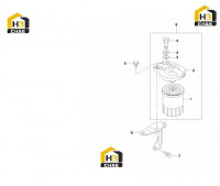 Кронштейн масляного фильтра 60041434