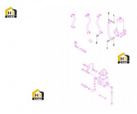 Крепление трубопровода выпускного 60041427