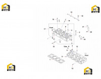 Головка блока цилиндров 60041425