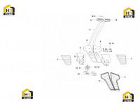 Механизм управления ходом SY135C9.1.5.2 12934780