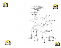 Пол кабины SY135C9.1.5.6 12935011