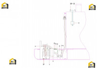 Соединение трубок топливного бака SY13 13503683