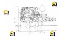 Система подвески двигателя SY215C9M 13527491