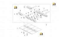 Цепи и башмаки гусениц 11786631