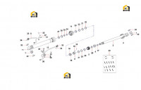 Цилиндр стрелы левый 60024872