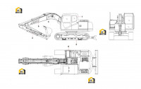 Компоненты основные экскаватора 13128404