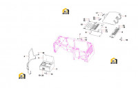 Комплектующие кузова кабины 10794322