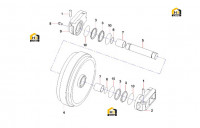 Колесо направляющее A229900010405