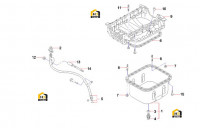 Поддон масляный, щуп, датчик уровня масла 60116539