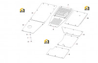 Пластины защитные экскаватора 13301117