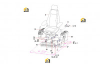 Сиденье водителя и консоли управления 11640080