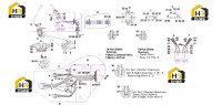 Трубопровод управления гидравлической системой 13441692 SY365CDI3K.1.4.1