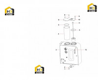 Бак гидравлический SY135C9I3K.1.2 13595457
