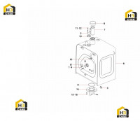 Бак топливный SY135C9I3K.1.3.5.1 13605252