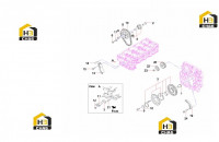 Компоненты механизма газораспределения 60116514