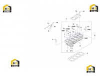 Комплектующие головки блока цилиндров 60116524 (часть 1)