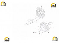 Газораспределитель и корпус маховика 60116534