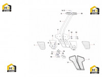 Механизм управления ходом SY135C9.1.5.2 12934780