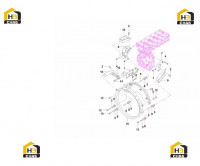 Опоры и защита вентилятора 60116532