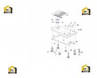 Пол кабины SY135C9.1.5.6 12935011