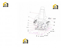 Сиденье водителя и консоли управления 11640080