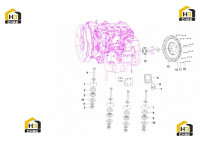 Система демпфирования и передачи SY135C9I 13077998