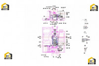 Трубопровод гидравлической системы SY135C9I3K(U) 13838379 (часть 2)