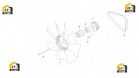 Вентилятор и ремень 60116535