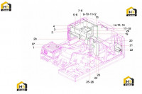 Каркас платформы SY135C9I4K.1.6 13450536