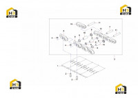 Цепи и башмаки гусениц 11786631