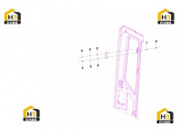 Комплектующие электрической системы кабины 13036476